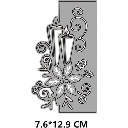 2021 New Christmas Lace Series Cutting Dies DIY Scrapbooking Embossing Paper Photo Frame Stamps Crafts Template Mould Stencils