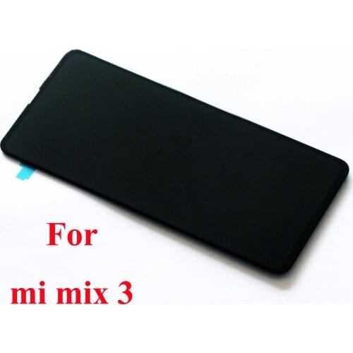 Original Super Amoled screen for xiaomi mix 3 assembly with oleophobic coating digitizer support 10 touch points