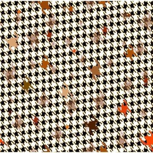 Style 2 Classic Houndstooth Garment Home Textile Fabric Digital Printed Fabric DIY Sewing Material Per Meter 100% Polyester
