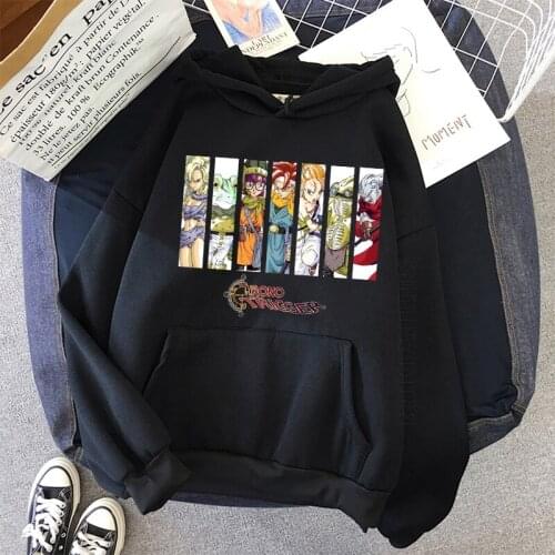 Chrono Trigger Hoodies Men And Women Harajuku Streetwear Oversized Pullover Batch Color Top Sweatshirt Clothing Bluza Damska