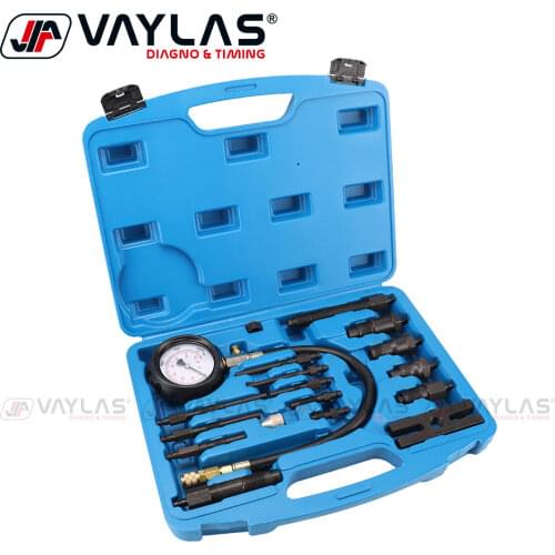TU-15B Diesel Cylinder Pressure Gauge Tools Set Cylinder Tester Tool Kit for Professional Automotive Diagnostic Test