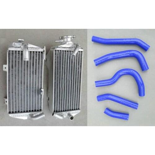 All aluminum universal radiator & silicone hose for Honda CRF250R CRF 250R CRF250 2014 2015 15 14 brand new