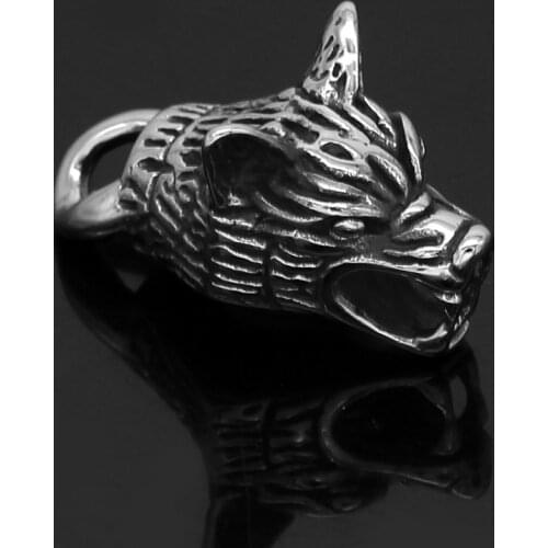 VikingCeltic Nordic viking mjolnir stainless steel thor hammer necklace for man -king chain