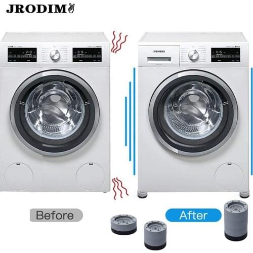 4Pcs Furniture Fixed Non-Slip Pads Anti Vibration Feet Pad Washing Machine Rubber Mat Universal Anti-Vibration Pad