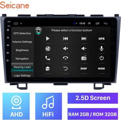 Seicane 2Din Android 8.1 2GB RAM 32GB ROM Car Radio GPS Navigation For Honda CRV 2006 2007 2008-2011 Multimedia Player Head Unit