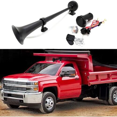 150DB Car Horn Super Loud 12V Single Trumpet Air Horn Compressor for Car Truck Boat Train Horn Hooter For Auto Sound Signal