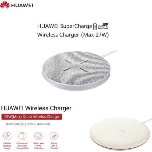 Huawei Super Charge CP61 27W Wireless Charger CP60 15W Wireless Mobile Phone Charger For Huawei P30 Pro iPhone 11 Samsung S10