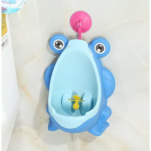 Frog Baby Potty Kids Urinal For Boys Trainer Children Stand Vertical Infant Toddler Wall-Mounted Bathroom Girls Travel Potty