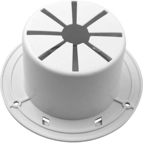 Electric Power Cord Deluxe Round Cable Hatch 3.5" Cutout BLACK Screws RV