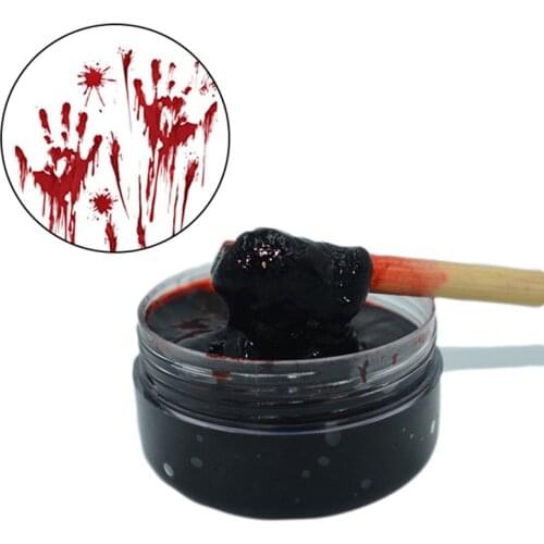 Thick Fake Blood Professional Face Body Paint Oil Fake Clot Blood Gel Makeup Blood Gel Vampires Scars Halloween Bruises