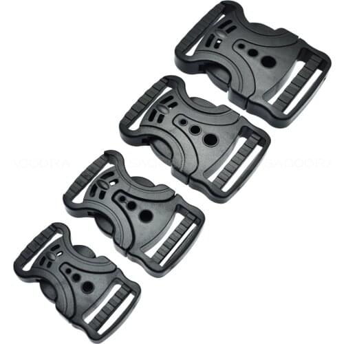 Webbing 20mm 25mm 32mm 38mm Plastic Side Release Buckles Dual Adjustable For Tactical Backpack Casual Bags Outdoor sports bag