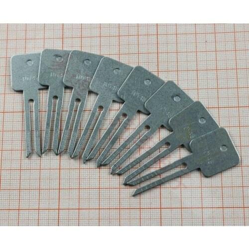 Original Engraved Line Key for 2 in 1 LiShi TOY48 key tool scale shearing teeth blank for Toyota,LEXUS,NEW CAMRY Car