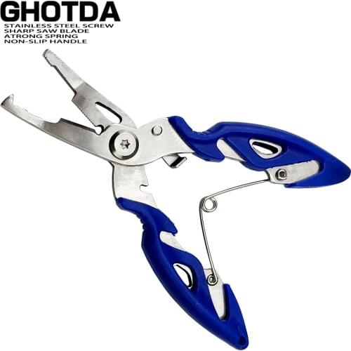 Fishing Pliers Fish Line Cutter Scissors Mini Fish Hook Remover Multifunction Tools