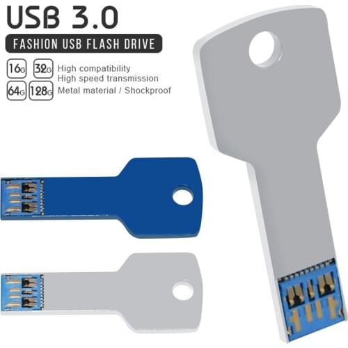 High speed USB Flash Drives pen drive waterproof cle usb 3.0 pendrive 128gb 32GB 64GB Mini usb flash disk memoria usb 16gg 8gb