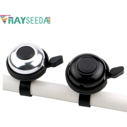Aluminium Alloy Bicycle Bell Black Silver Cycling Safety Alarm Bells Loud Sound Mountain Bike Handlebar Ring Bicycle Accessories