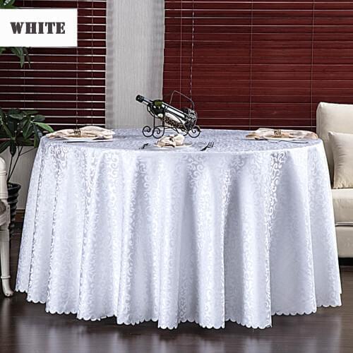 Xiangfuju Jacquard Tablecloths On The Table