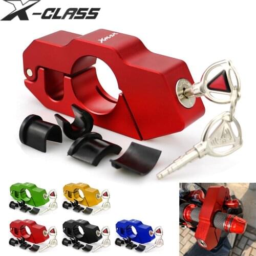 Xmax Motorcycle Handle Bar Lock Brake Lever Hand Grips Lock Theft Protection Accessories for Yamaha XMAX 250 300 400 2013-2020