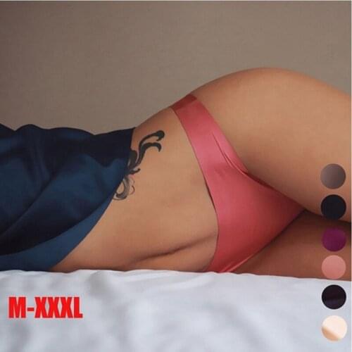 Women Soft Underwear Invisible Seamless T Panties G-String Female Sexy Thongs Intimates Lingerie Ladies Briefs 1Pcs