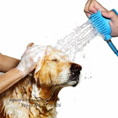 1 piece multifuctional pet bath shower sprayer pet bath washing brush dog summer bath artifact pet dog supplies