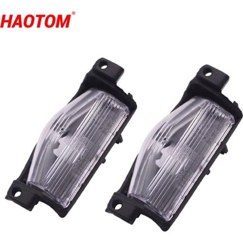 2PCS Car License Plate Lamp Light Shell Cover for Mazda 2 3 M2 M3 2011-2013 Without Bulb BS1E-51-274E BS1E-51-274F