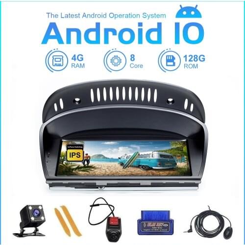 ZLtoopai 8.8" 8Core 4+128GB Android10 For BMW Series 5/3 E60 E61 E62 E63 E90 CIC CCC Car Multimedia Player GPS Navigation Stereo