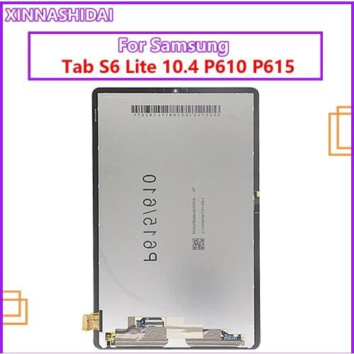 For Samsung Galaxy Tab S6 Lite 10.4 P610 P615 P615N P617 LCD Screen Display Touch Glass Digitizer Assembly Replacement