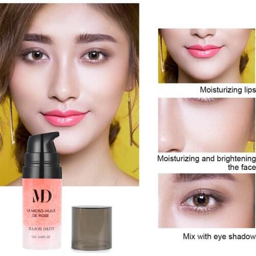 12ml Rose Essential Oil Professional Make Up Oil For Face Essential Oil Before Primer Foundation Moisturizing Face Oil Skincare