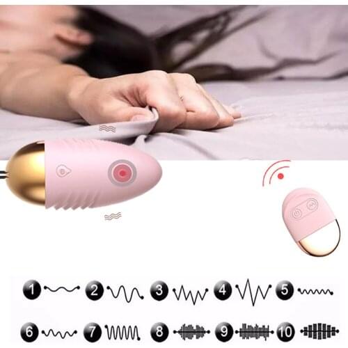 Vibrating Balls Sex Toys for Couple Remote Control 10 Speed Vagina Jump Egg USB Massage Dildo Female G- Spot Clitoral Stimulator