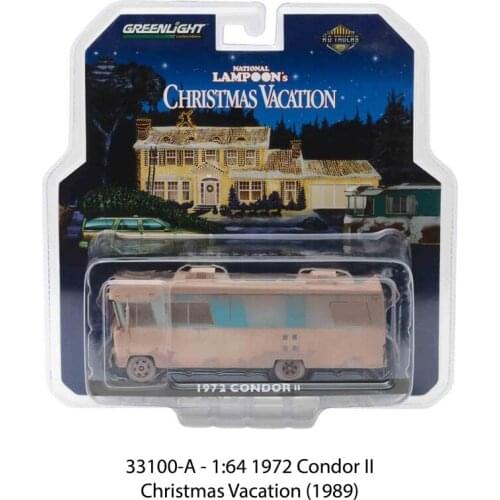 GL 1:64 1972 Condor II RV Christmas (1989) alloy model Car Diecast Metal Toys Birthday Gift For Kids Boy