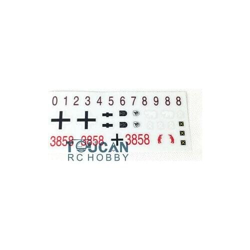 Heng Long 1/16 German IV F RC Tank 3858 Cross Decal Sticker TH00281-SMT4