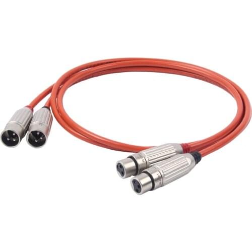 Fanmusic ZY-208 1M 2XLR to 2XLR ZY208 Balance signal Cable