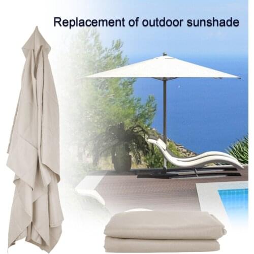 Parasol Canopy Cover Umbrella For Garden Surface Replacement Rainproof 2x3M Square Outdoor UV-protected And Breathable Canopys