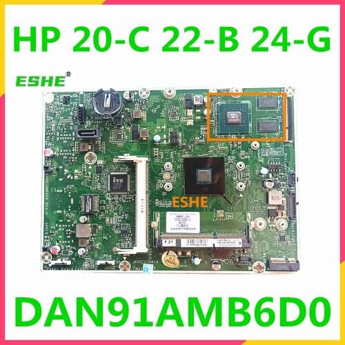 DAN91AMB6D0 For HP 20-C 22-B 24-G Series AIO PC Motherboard P/N 844831-001 844831-005 Motherboard With video card