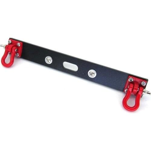 Metal Rear Bumper with Tow Hook for MN D90 D91 D99S MN90 MN99S 1/12 RC Car Upgrade Spare Parts Accessories