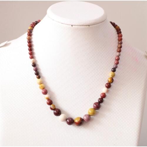 Natural mookaite stone 6-14mm round beads new diy necklace 18"B626