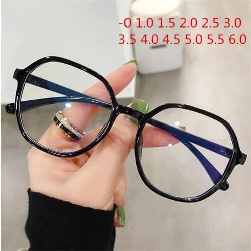 Finished Myopia Glasses Women Men Shortsighted Eeyglasses with Diopters Minus Students -1.0 1.5 2.0 2.5 3.0 3.5 To -6.0