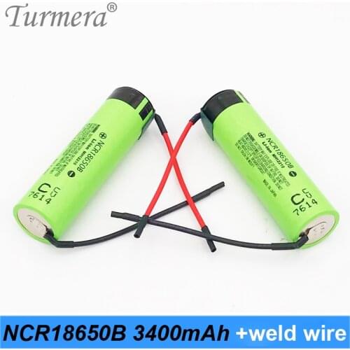 Original Welding Wire Battery NCR18650b 18650 3400mAh Battery 3.6v for shura screwdriver and power bank turmera