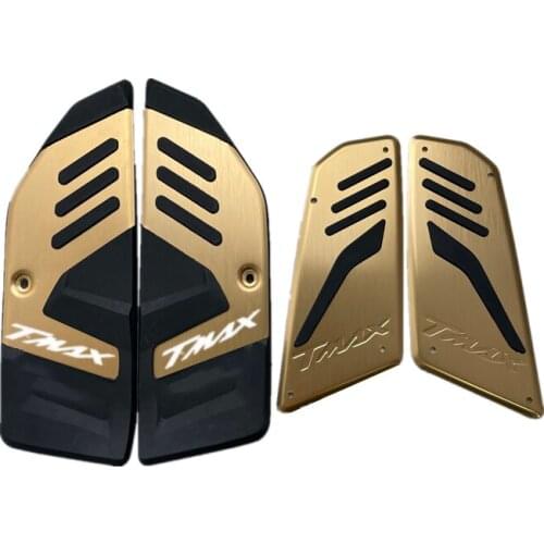 For Yamaha T-MAX TMAX560 2020-2021 Motorcycle Footboard Steps Motorbike Foot Footrest Pegs Plate Pads