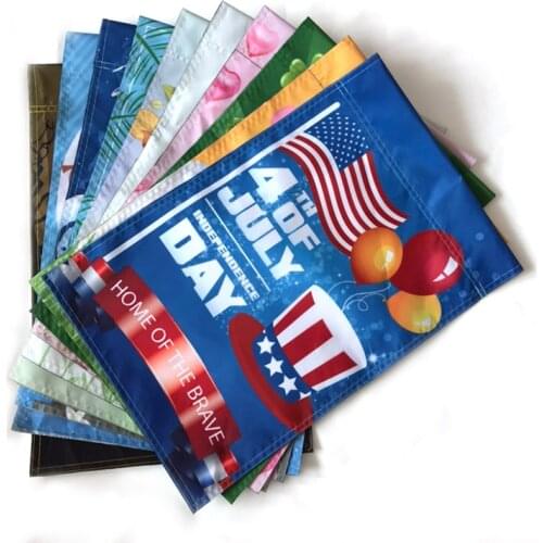 Seasonal garden flag Christmas flag blank garden flags wholesale gardens flags