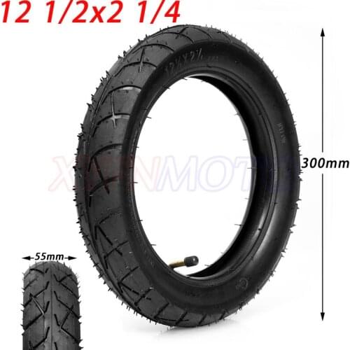 12 1/2 X 2 1/4 Tire & inner tyre fits Many Gas Electric Scooters and e-Bike 12 1/2*2 1/4 tyre