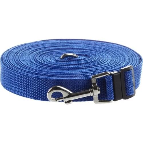 Blue 50Ft/15M Long Dog Pet Puppy Training Obedience Lead Leash
