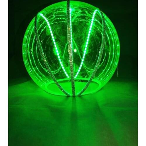 Led helmet rgb color change led lumious hat stage show DJ DS Party light up caps