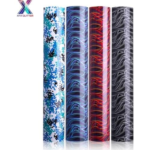 XINFANGXIU 25x100cm PU Heat Transfer Vinyl Film Iron on Transfer HTV for DIY Clothes Vinyl Sheet Easy To Cut Heat Press Cricut