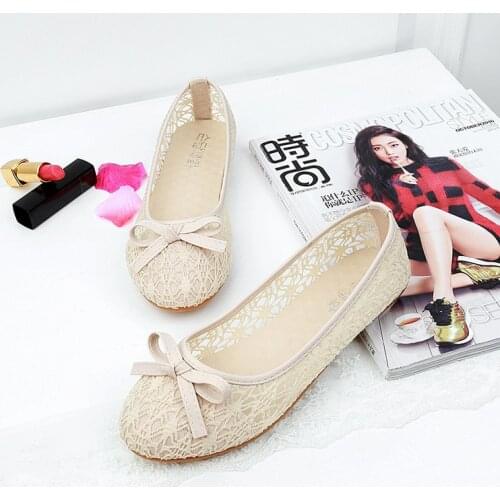 New women flats shoes ballet flats Fashion slip on cut outs flat women shoes sweet hollow summer female shoes casual shoes 789