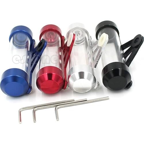 1 Set New Metal Tax Disc Tube Holder Motorbike Scooter Motorcycle Moped Rain Waterproof