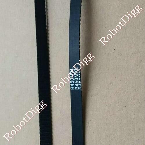 10pcs/lot, MXL Timing Belt, Closed-loop, B450MXL, 6mm width