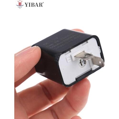 12v 2PIN Motorcycle Blinker Adjustable Led Flasher Relay Turn Signal Indicator