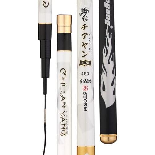 2.7m 7.2m 60T High Carbon Taiwan Fishing Rod Ultra-hard Fishing Canne Peche 28 Tuning Telescopic Fishing Pole Hand Vara De Pesca