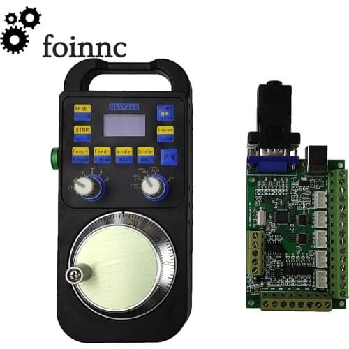 CNC MACH3 5-axis kit 5 Axis USB Interface Board CNC Motion Control Card+Wireless electronic handwheel