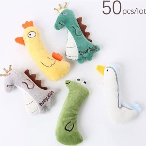 50Pet/lot Pet Self-healing Toy Cat Home Toy Catnip Tooth Toy To Relieve Animal Modeling Puppet Pet Supplies Cat Accessories